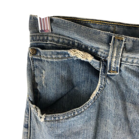 Levis Mens Jeans SilverTab True Straight Button Fly 30x32 Actual 29x30 - Picture 2 of 6